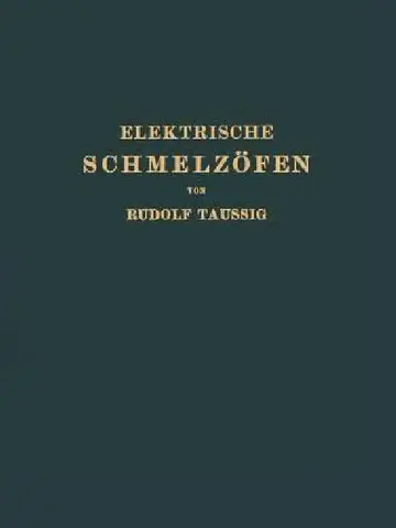 Cover of Elektrische Schmelzöfen