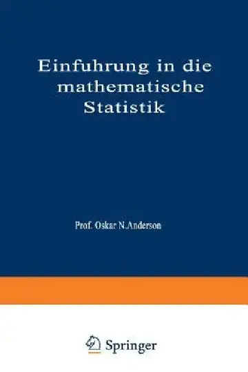 Cover of Einführung in Die Mathematische Statistik
