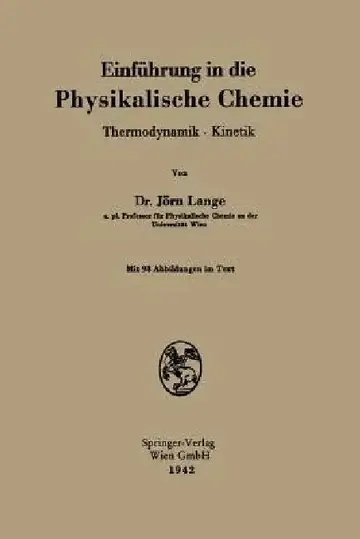 Cover of Einführung in Die Physikalische Chemie