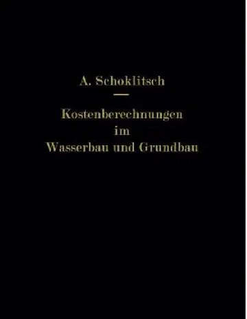 Cover of Kostenberechnungen Im Wasserbau Und Grundbau