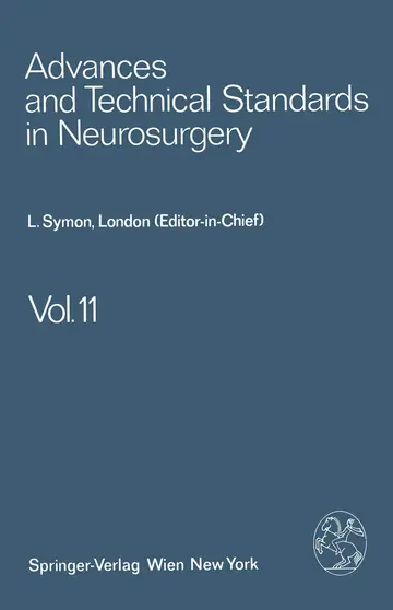 Cover of Advances and Technical Standards in Neurosurgery