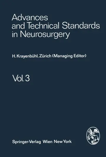 Cover of Advances and Technical Standards in Neurosurgery