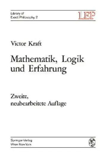 Cover of Mathematik, Logik Und Erfahrung
