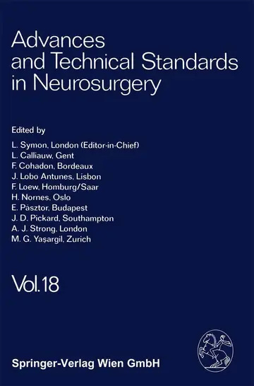 Cover of Advances and Technical Standards in Neurosurgery