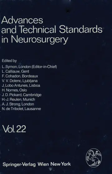 Cover of Advances and Technical Standards in Neurosurgery
