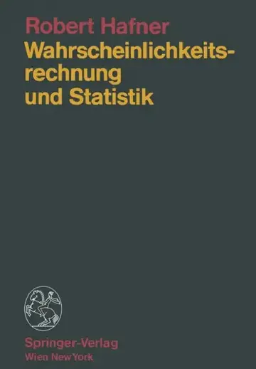 Cover of Wahrscheinlichkeitsrechnung Und Statistik