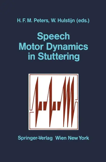 Cover of Speech Motor Dynamics in Stuttering