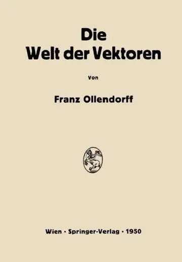 Cover of Die Welt Der Vektoren