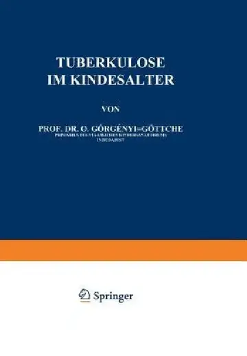 Cover of Tuberkulose Im Kindesalter