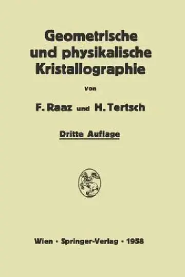 Cover of Einführung in Die Geometrische Und Physikalische Kristallographie