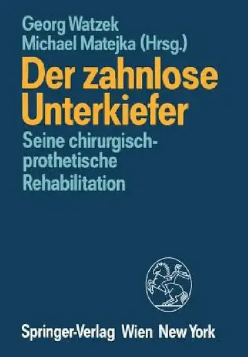 Cover of Der Zahnlose Unterkiefer