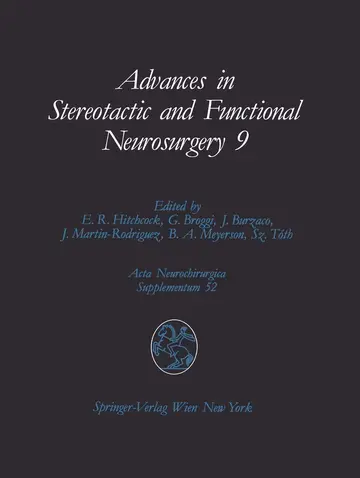 Cover of Advances in Stereotactic and Functional Neurosurgery 9