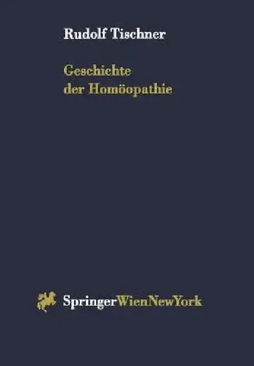 Cover of Geschichte Der Homöopathie