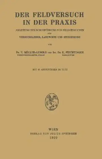 Cover of Der Feldversuch in Der PRAXIS