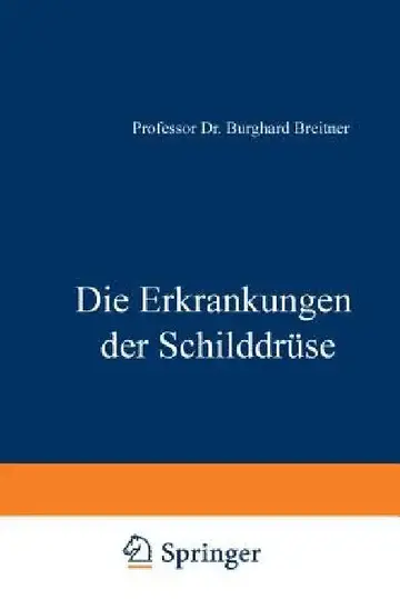 Cover of Die Erkrankungen Der Schilddrüse