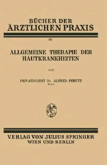 Cover of Allgemeine Therapie Der Hautkrankheiten