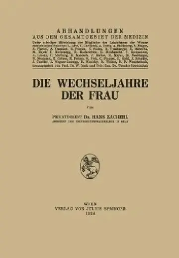 Cover of Die Wechseljahre Der Frau