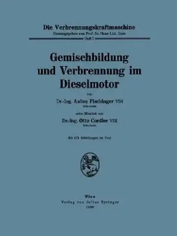Cover of Gemischbildung Und Verbrennung Im Dieselmotor