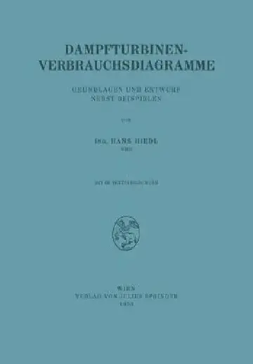 Cover of Dampfturbinen-Verbrauchsdiagramme