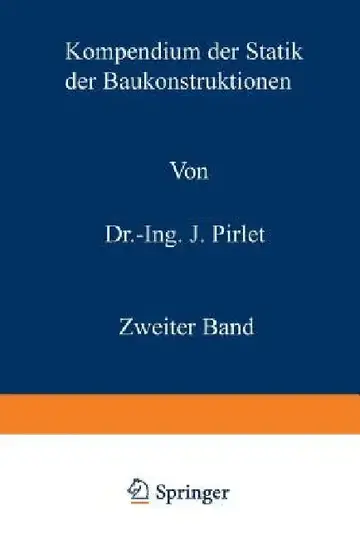 Cover of Kompendium Der Statik Der Baukonstruktionen