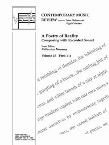 Cover of Poetry of Reality