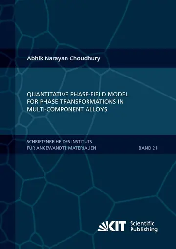 Cover of Quantitative phase-field model for phase transformations in multi-component alloys