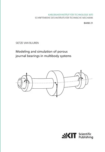 Cover of Modeling and simulation of porous journal bearings in multibody systems