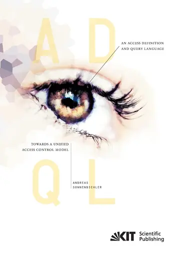 Cover of An Access Definition and Query Language
