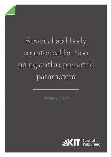 Cover of Personalised body counter calibration using anthropometric parameters