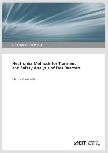Cover of Neutronics Methods for Transient and Safety Analysis of Fast Reactors