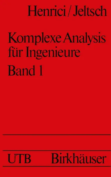 Cover of Komplexe Analysis Fur Ingenieure