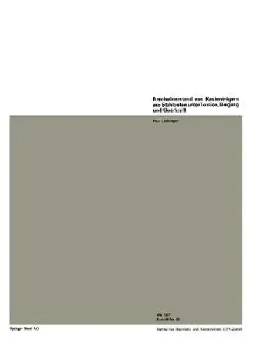 Cover of Bruchwiderstand Von Kastenträgern Aus Stahlbeton Unter Torsion, Biegung Und Querkraft