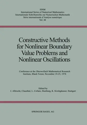 Cover of Constructive Methods for Nonlinear Boundary Value Problems and Nonlinear Oscillations