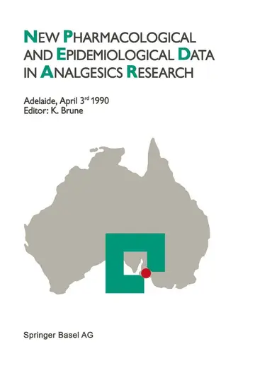 Cover of New Pharmacological and Epidemiological Data in Analgesics Research