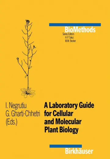 Cover of A Laboratory Guide for Cellular and Molecular Plant Biology