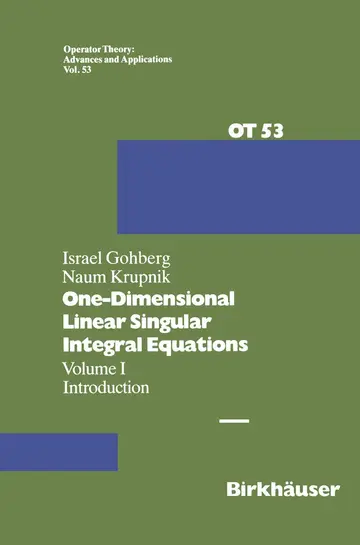 Cover of One-dimensional Singular Integral Equations