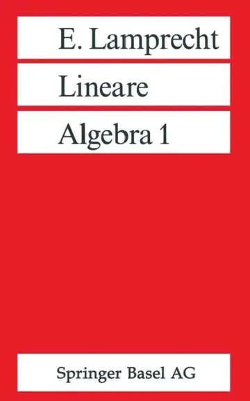 Cover of Lineare Algebra 1