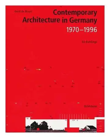 Cover of Contemporary Architecture in Germany 1970-1996