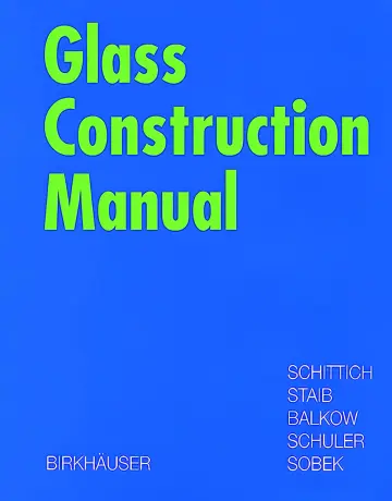 Cover of Glass construction manual