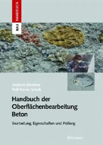 Cover of Handbuch Der Oberflächenbearbeitung Beton