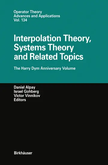 Cover of Interpolation Theory, Systems Theory and Related Topics