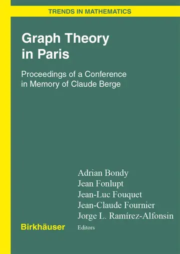 Cover of Graph Theory in Paris (Hb)