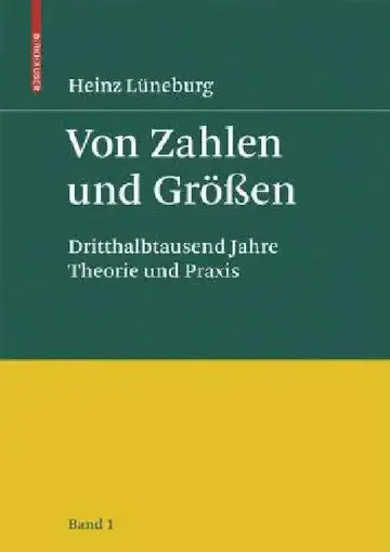 Cover of Von Zahlen Und Größen