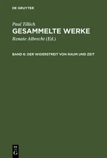 Cover of Gesammelte Werke, Band 6, Der Widerstreit Von Raum Und Zeit