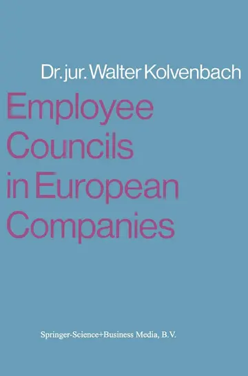 Cover of Employee Councils in European Companies