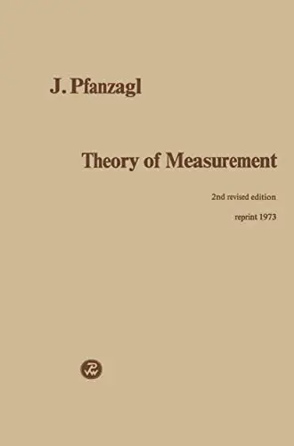 Cover of Theory of Measurement