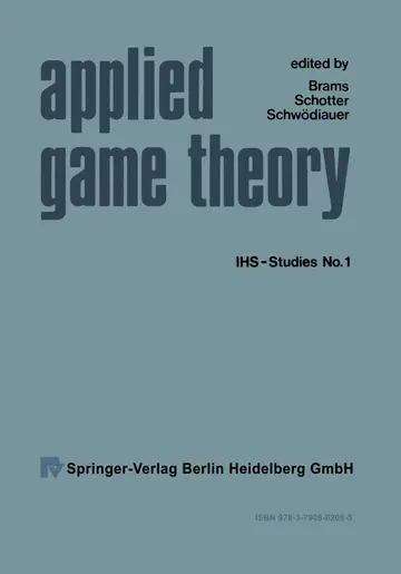 Cover of Applied Game Theory