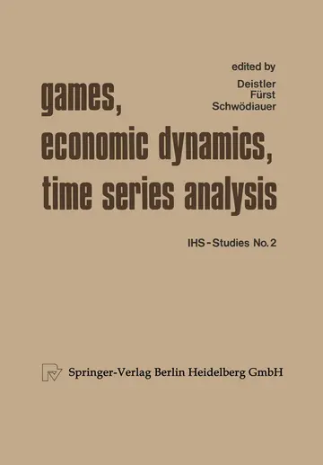 Cover of Games, Economic Dynamics, and Time Series Analysis
