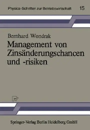 Cover of Management Von Zinsänderungschancen Und -Risiken