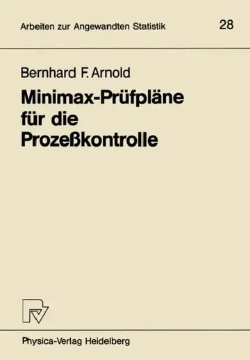 Cover of Minimax-Prüfpläne Für Die Prozeßkontrolle